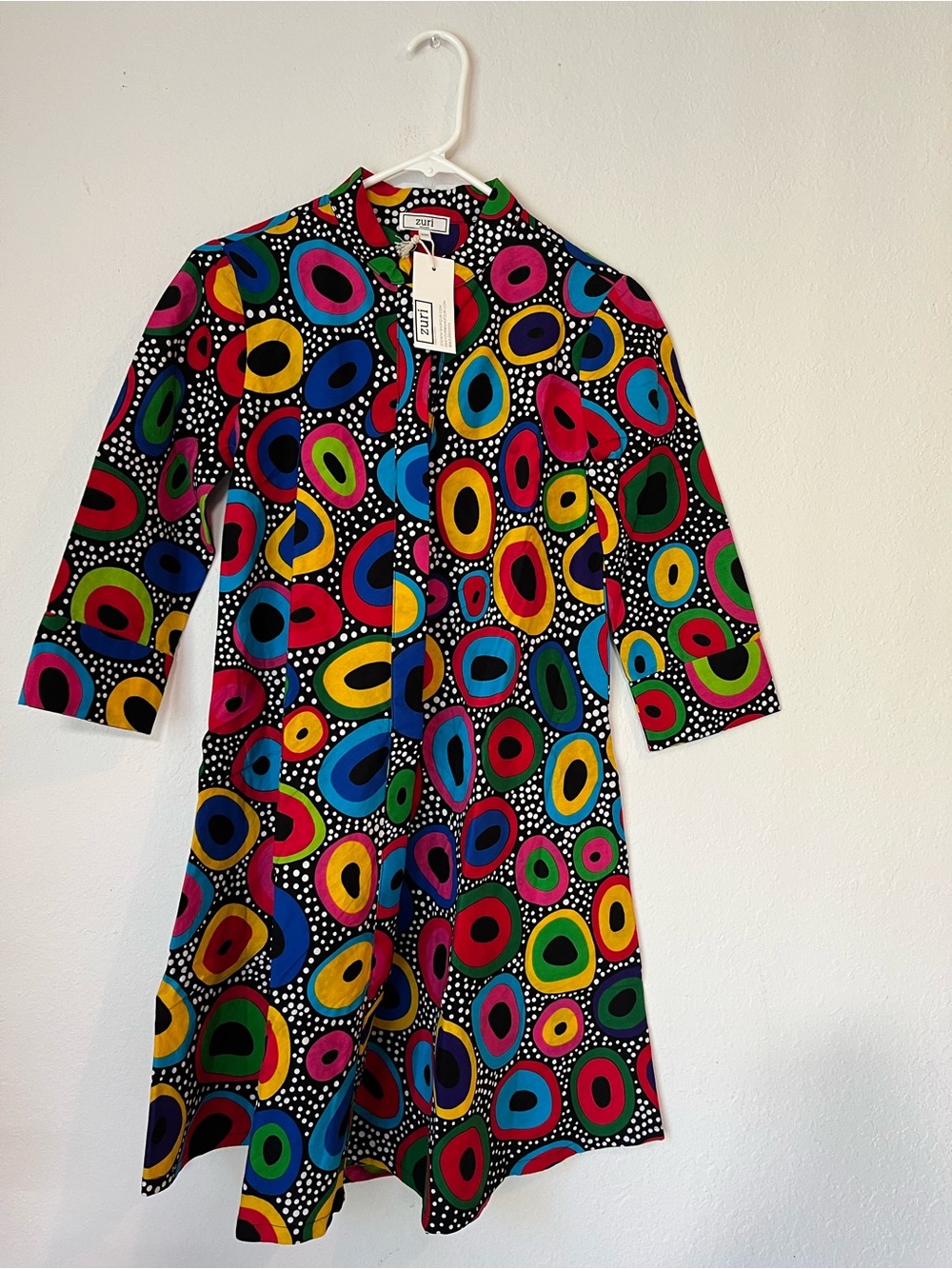 NWT Zuri Dancetaria Dress Dot Colorful Rare Size XXS
